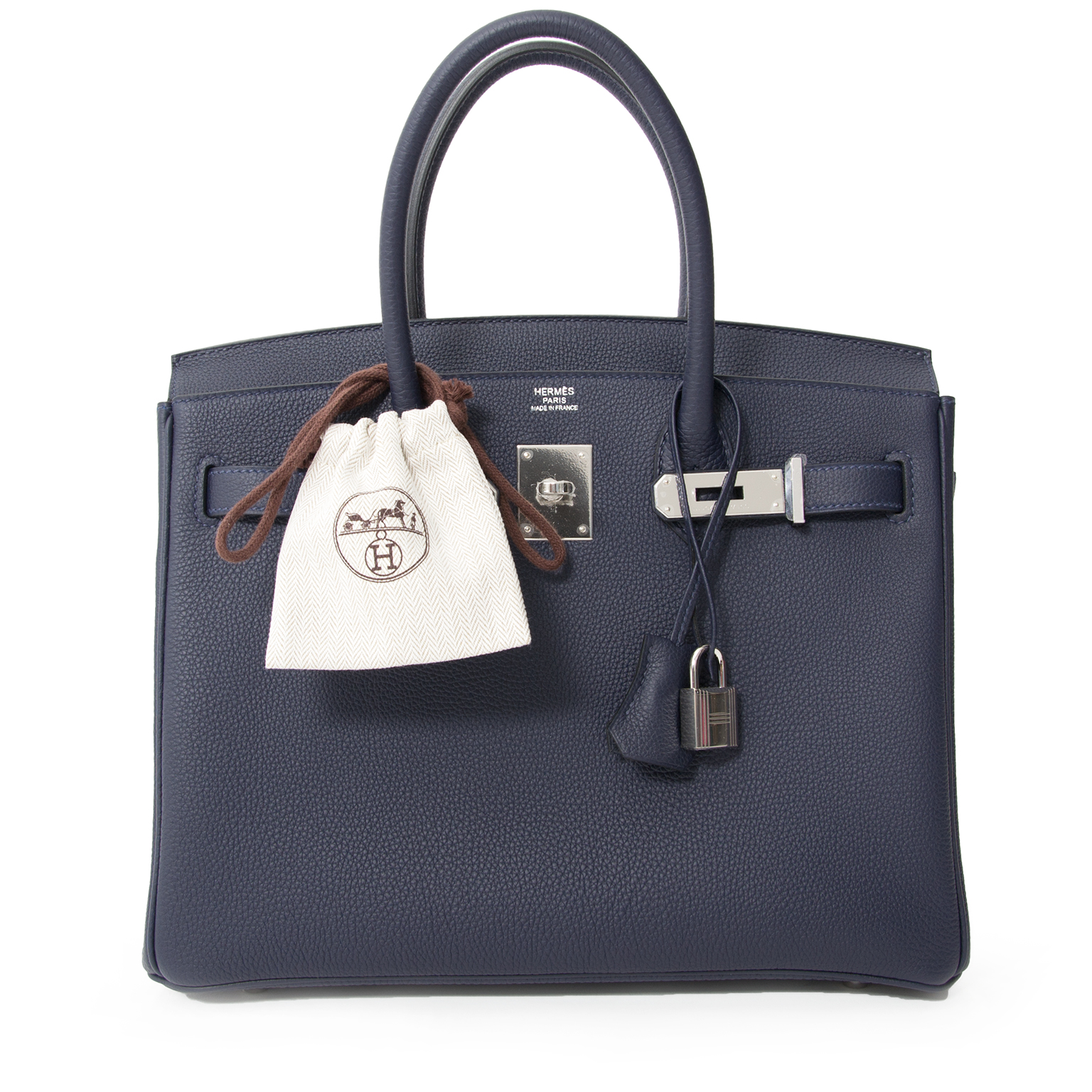 Brand NEW Hermes Birkin 30 Togo Blue Nuit Labellov Buy and Sell