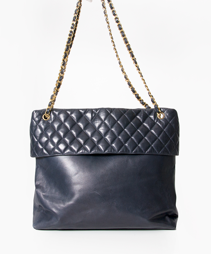 トートバッグ × ヴィンテージ(中古) Chanel Tote and Shoulder Bag シャネル トートバッグ ロゴ刺繍 ショルダー ヴィンテージ