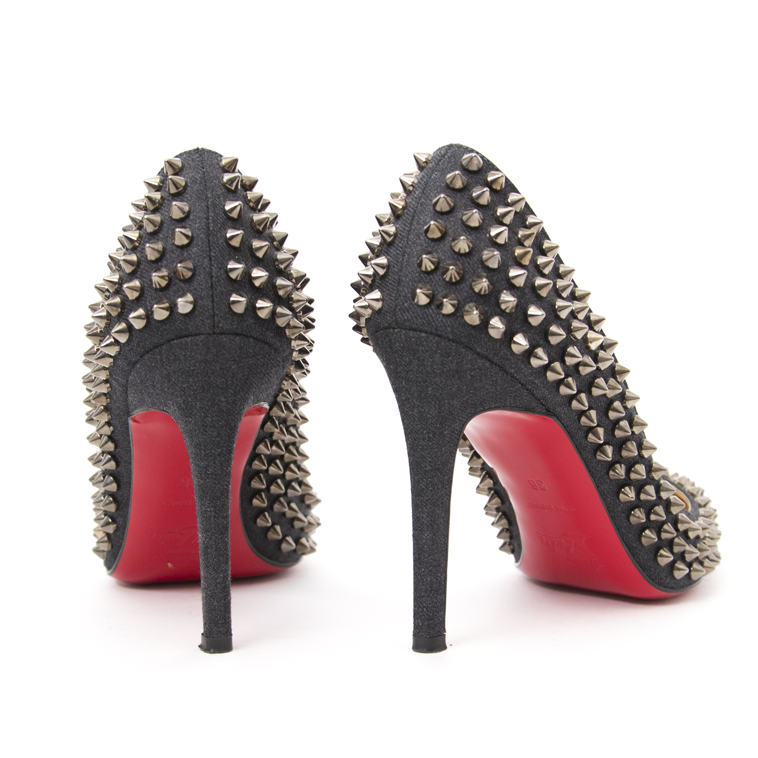 靴 Christian Louboutin FOLLIES SPIKES ROCHE Christian Louboutin Follies Spikes 100mm ○ Labellov ○ Buy and