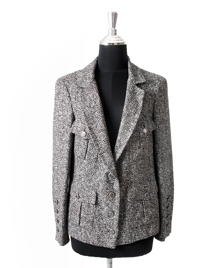 Chanel Tweed Boucle Zipper Jacket ○ Labellov ○ Buy and Sell Authentic Luxury