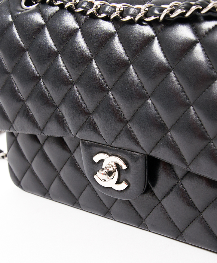 Chanel Medium Classic Flap Bag Lambskin Labellov Buy and Sell