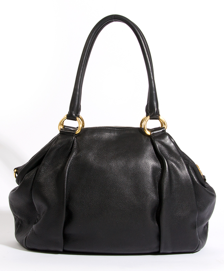 【送料&関税込】Prada Black Leather Handbag 1786_prada_black_leather_handb
