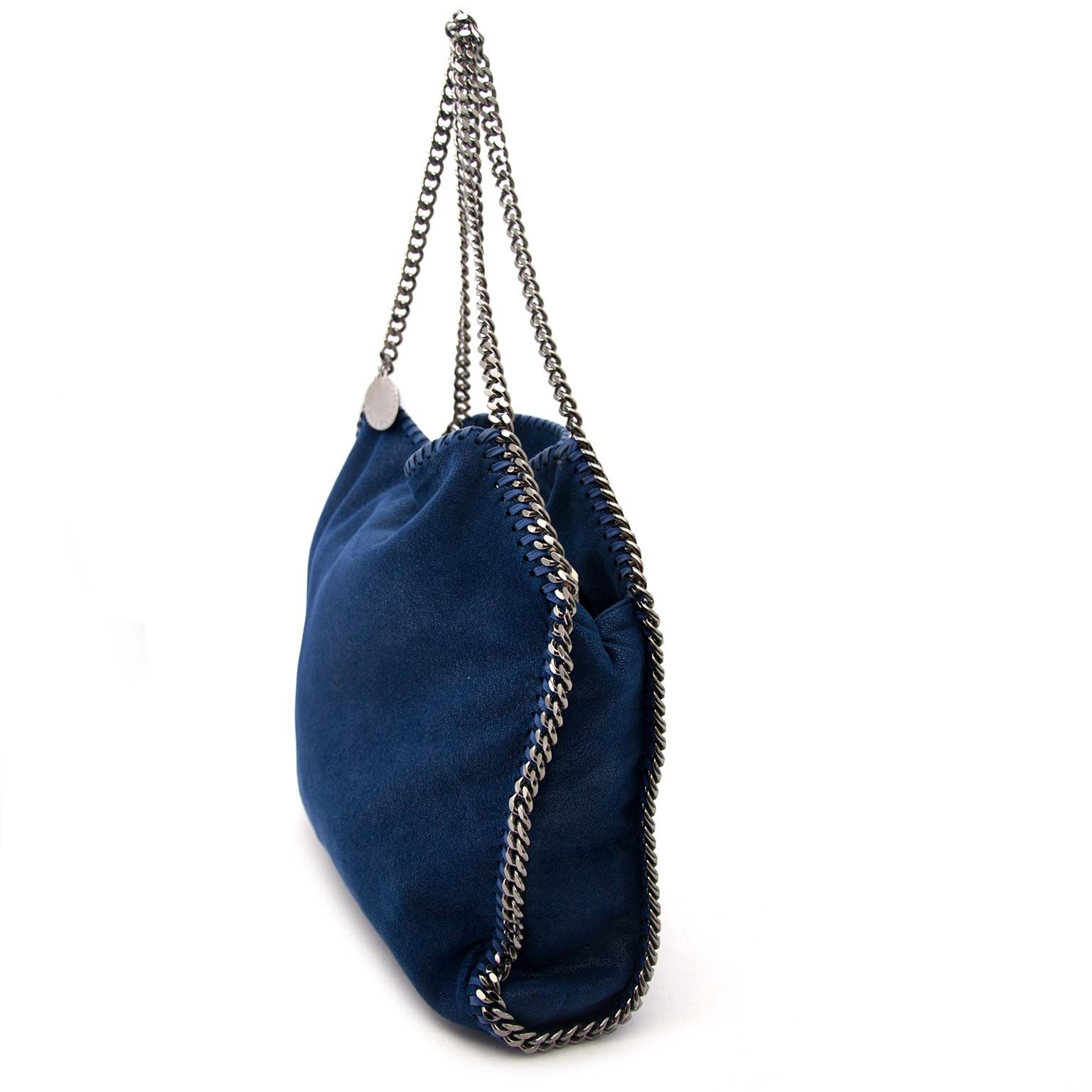 STELLA McCARTNEY FALABELLA ブルー　トート Stella McCartney Mini Linen Falabella Tote Bag in Bright