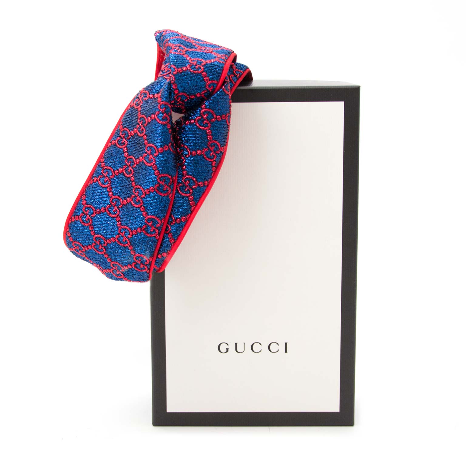 Gucci GG Supreme Glitter Jacquard Headband ○ Labellov