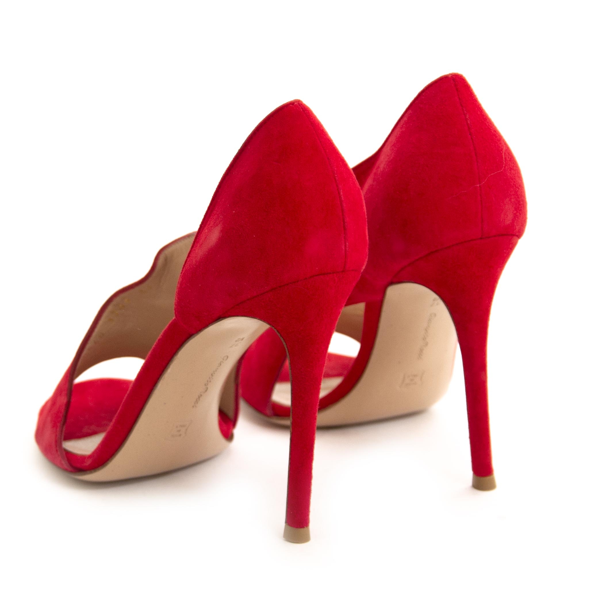シューズ・サンダルその他 GIANVITO ROSSI Woman Heeled sandals Red G60953NUI ROUG Gianvito Rossi Bordeaux Sandal Portofino 85 | TheDoubleF