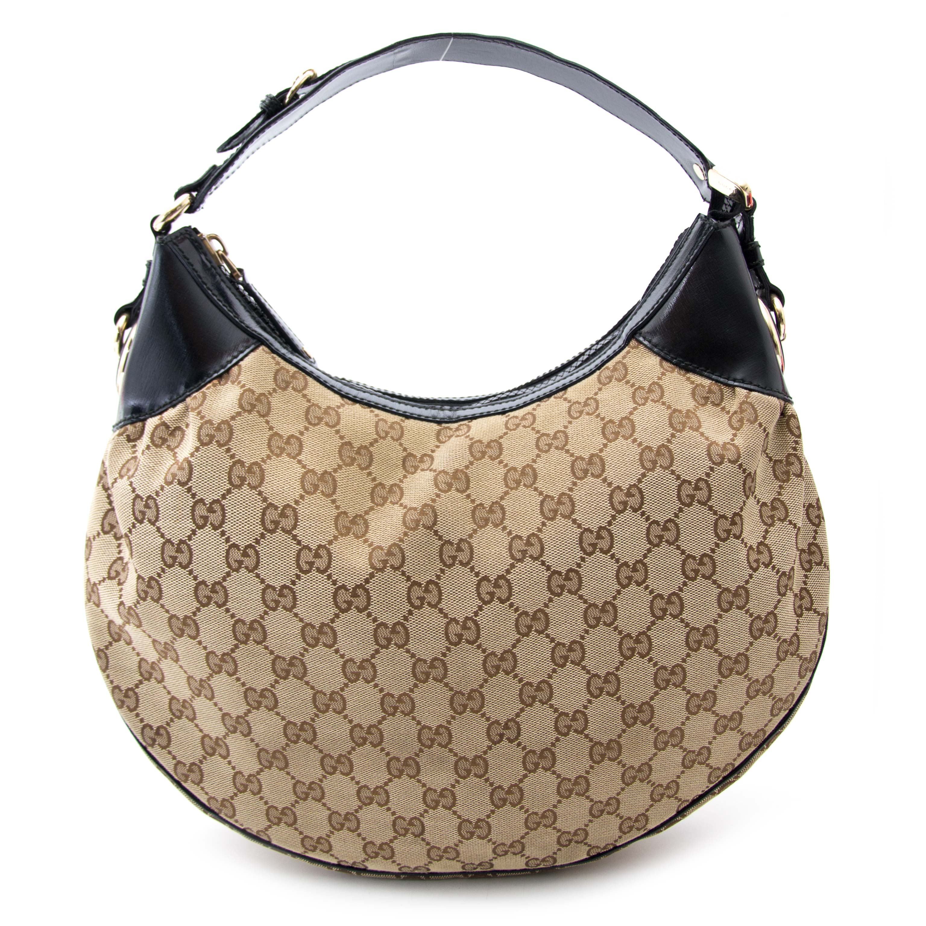 AUTHENTIC Gucci Hobo Monogram Vintage Web PREOWNED (WBA214) – Jj's Closet,  LLC