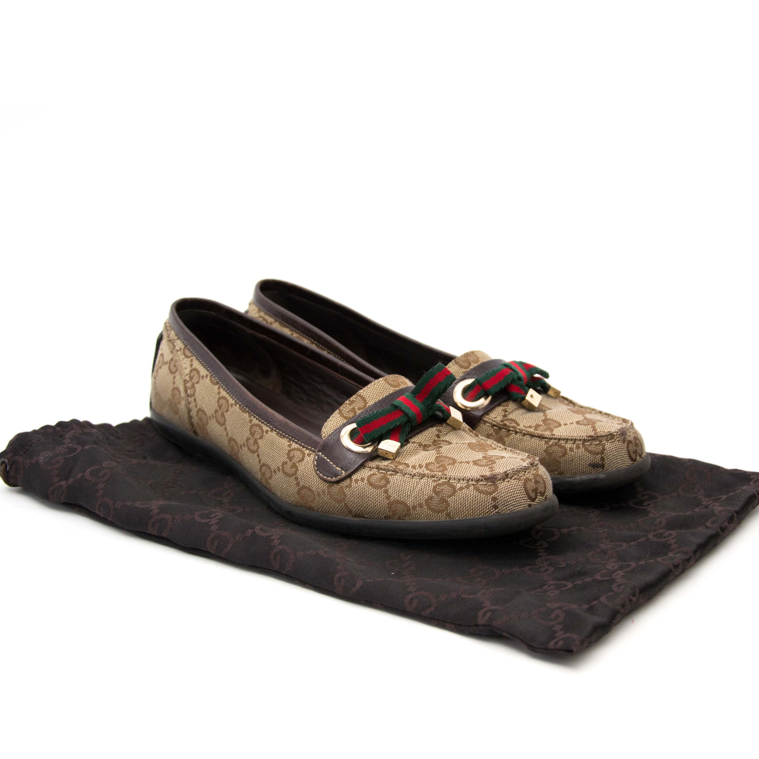 gucci monogram loafers
