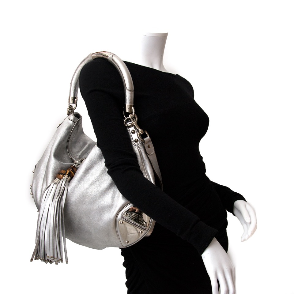 gucci indy tassel hobo bag