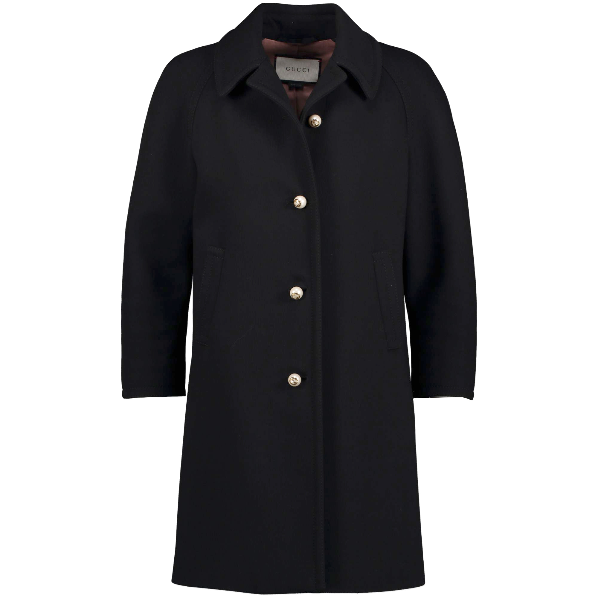 Gucci coat black hotsell