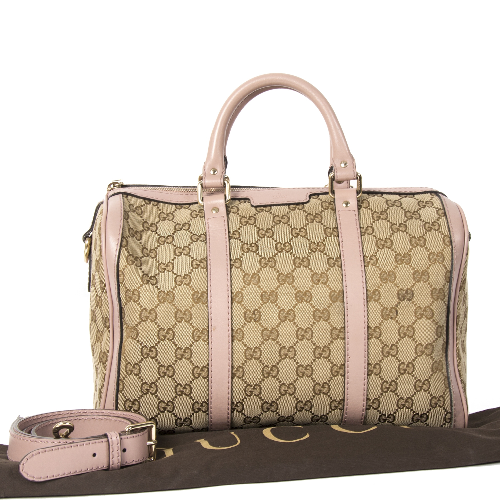 Gucci pink boston bag online