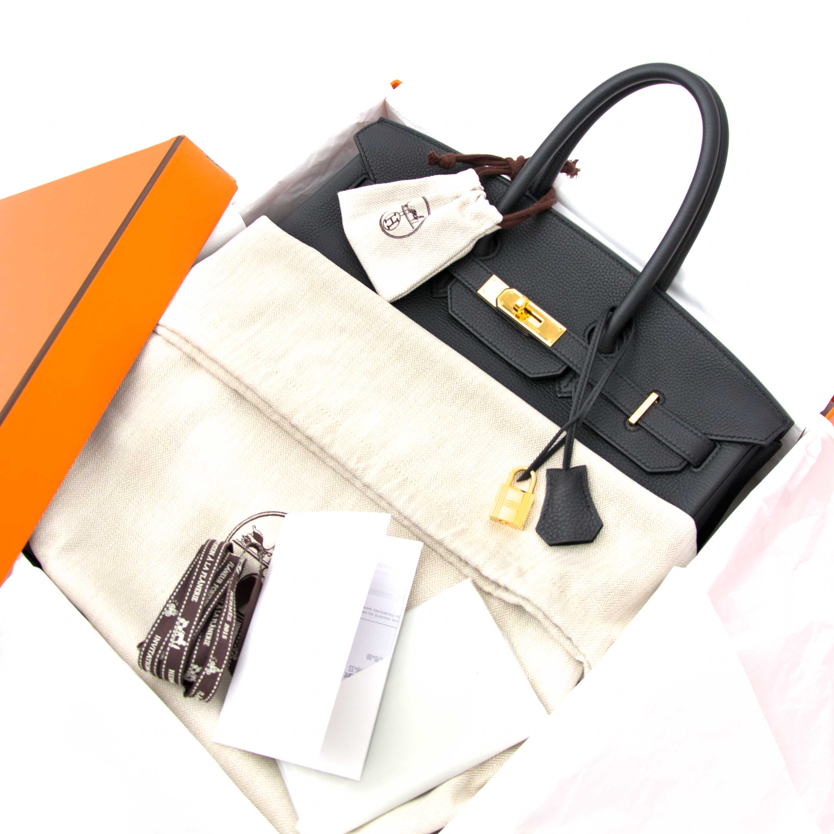 Hermès Birkin 35 Togo Plomb GHW Labellov Buy and Sell Authentic