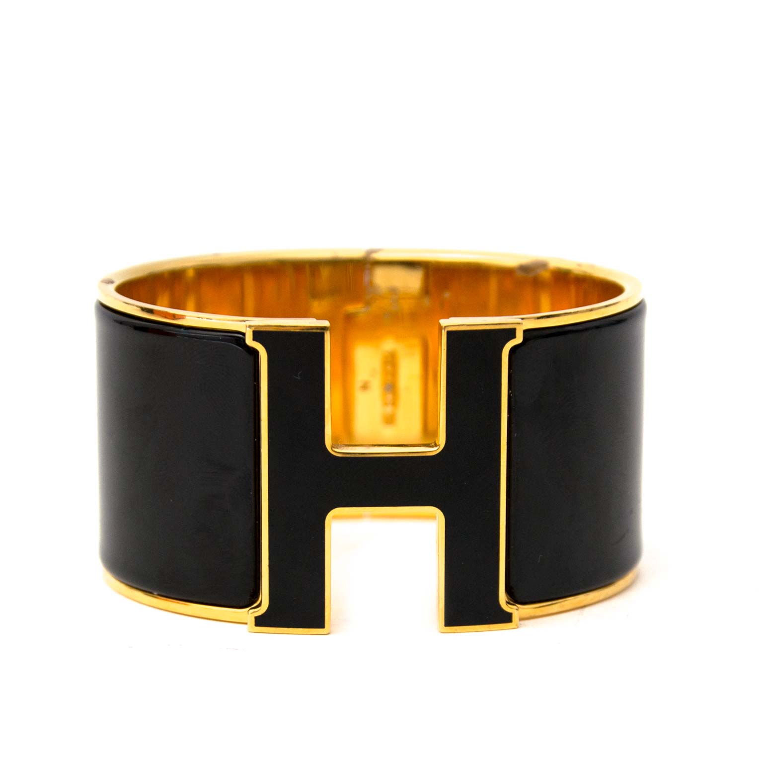 Hermès All Black Clic Clac H Bracelet ○ Labellov ○ Buy and Sell