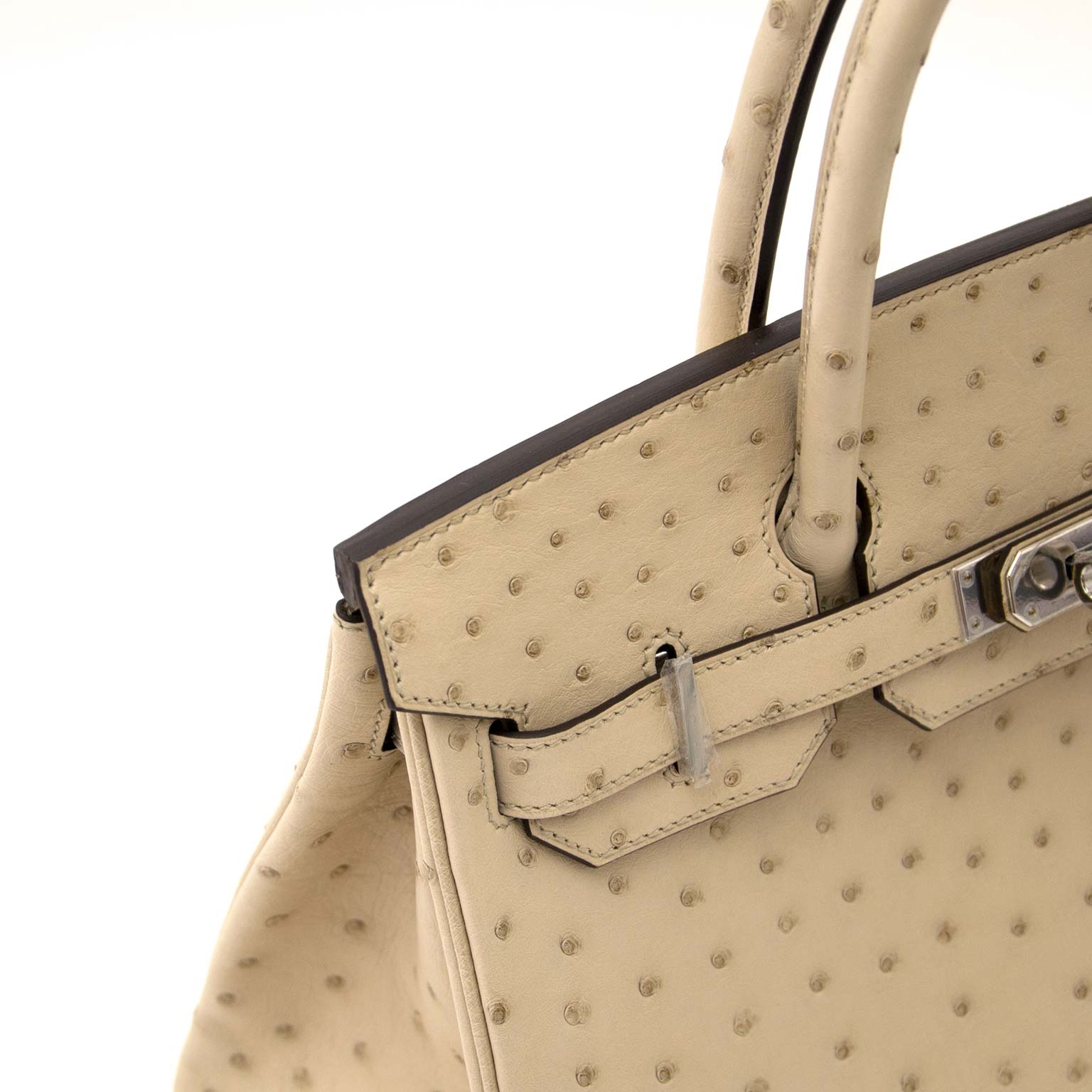 Hermes Birkin 30 Mousse Ostrich PHW, Luxury, Bags & Wallets on Carousell