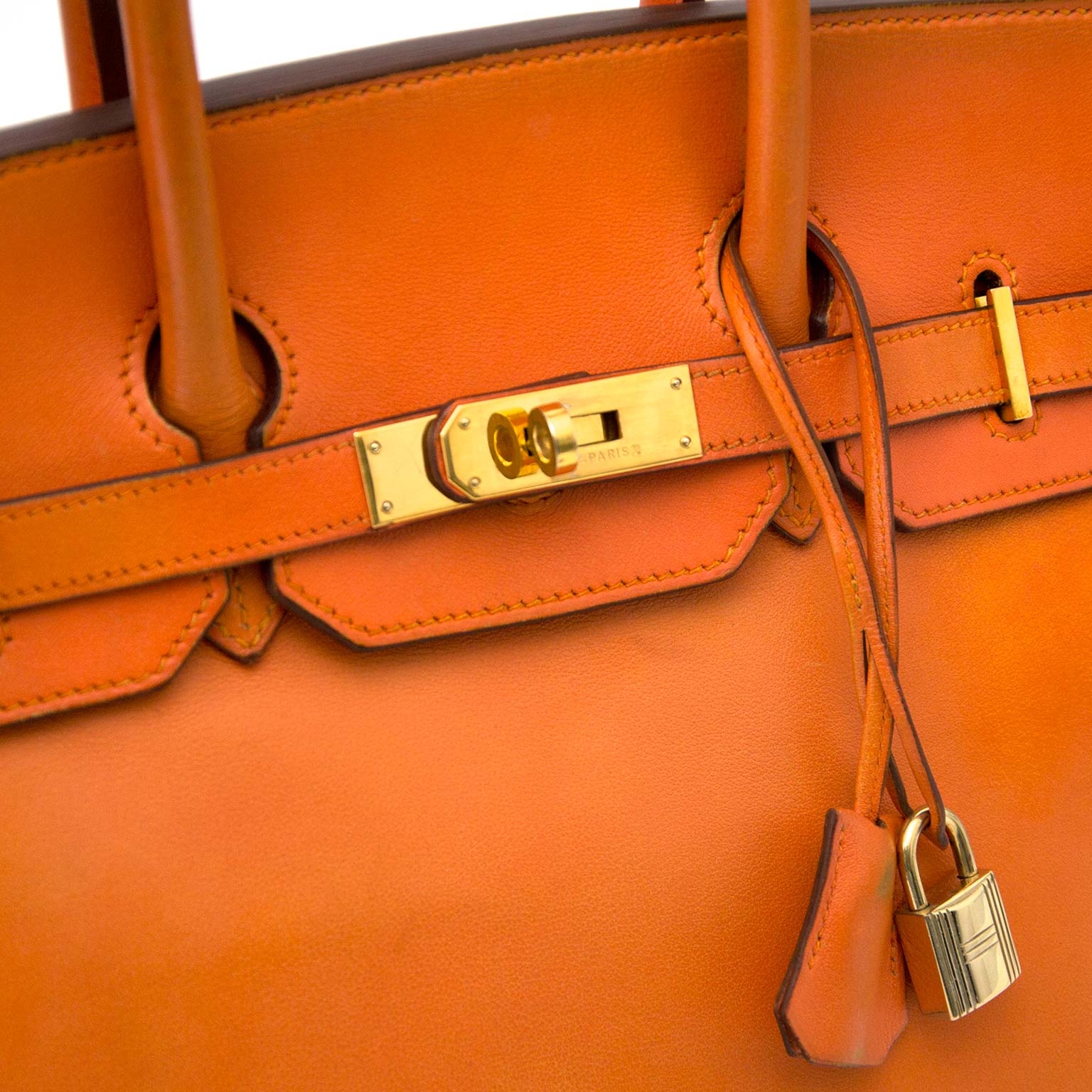 Hermès Gulliver Birkin 35 Orange Hermès GHW ○ Labellov ○ Buy and Sell  Authentic Luxury
