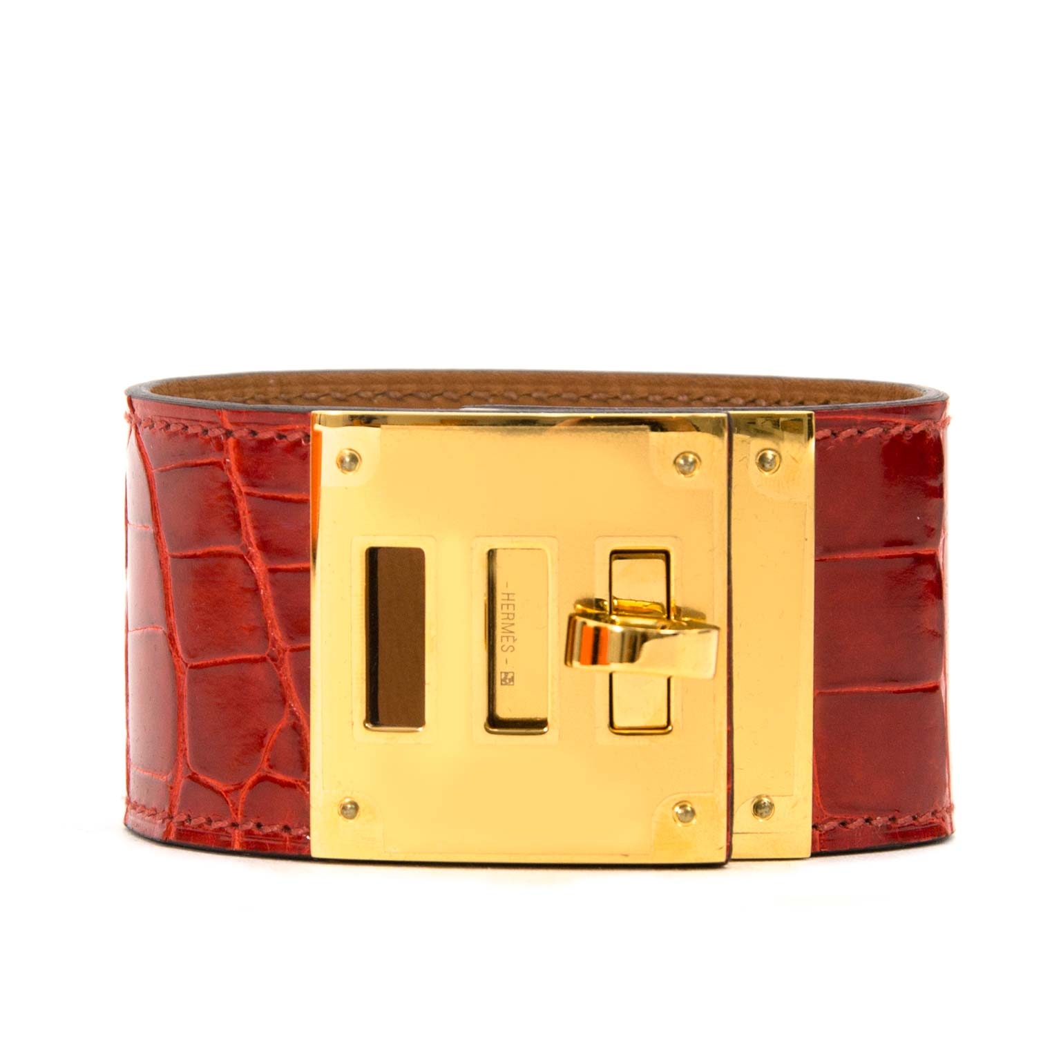 Hermès Kelly Dog Alligator Mississippiensis Bracelet