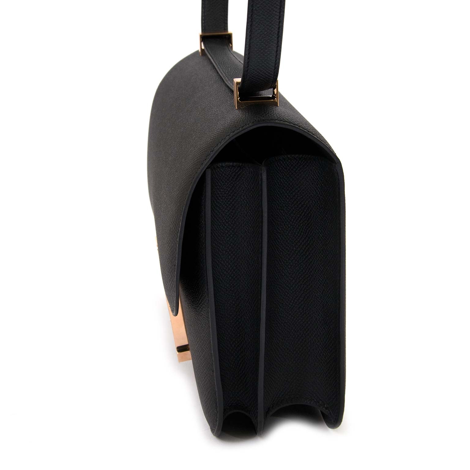 Hermès Constance III Mini 18cm Veau Epsom Noir 89 Black Leather