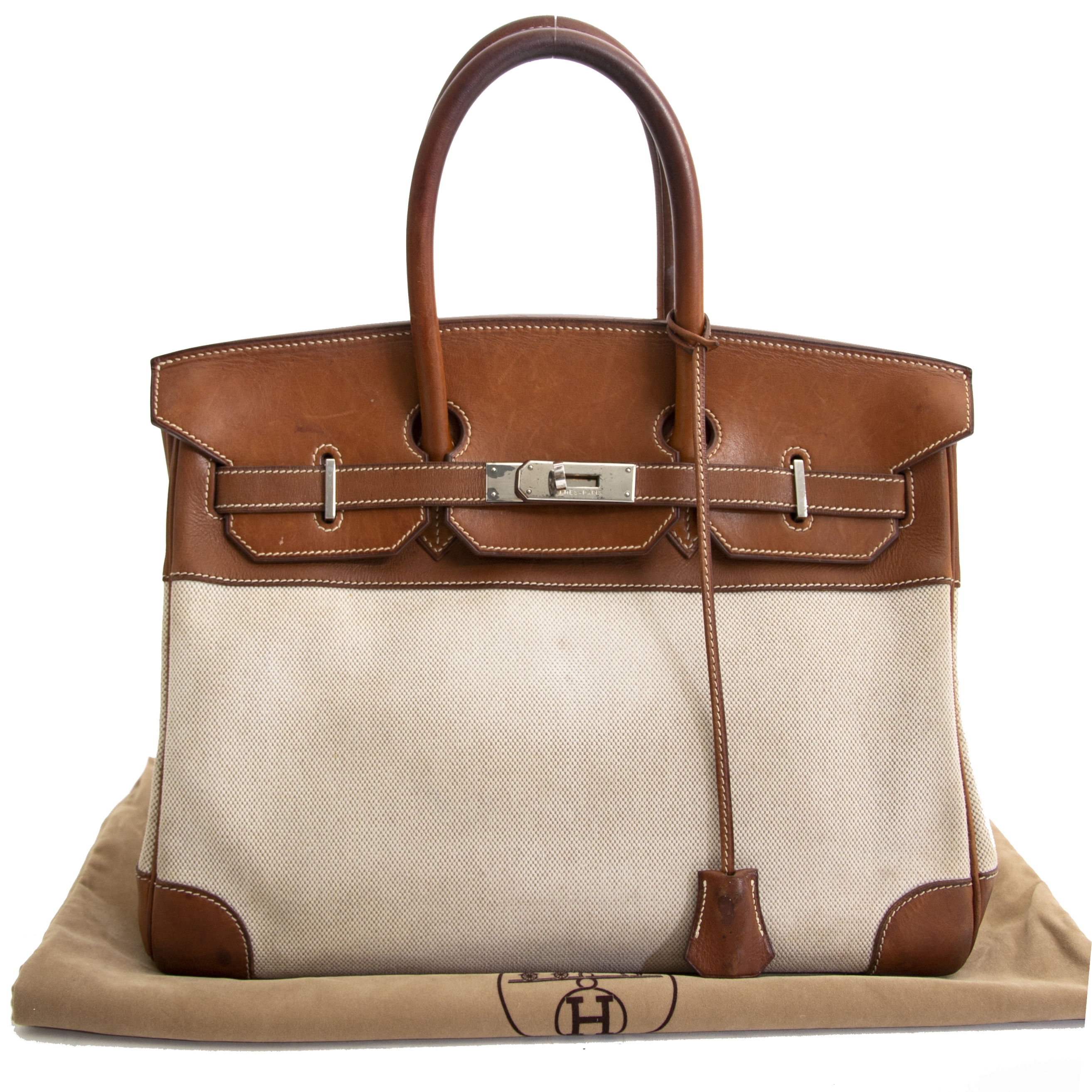 Herm s Birkin 35 Barenia Toile Naturel Labellov Buy and