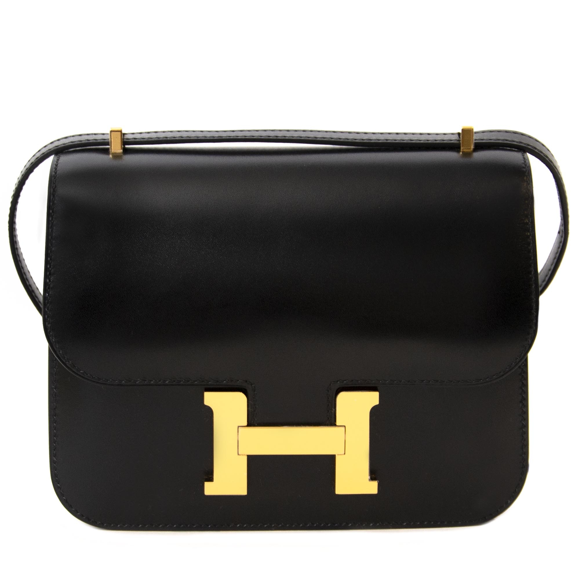 Hermès Constance III Mini Veau Box Black ○ Labellov ○ Buy and