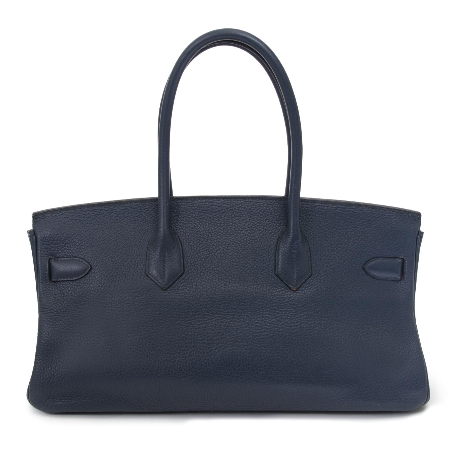 ユニセックスで◎【HERMES】Colormatic horizontal バッグ Hermès Shoulder Birkin 42 Midnight Blue JPG Bag ○ Labellov