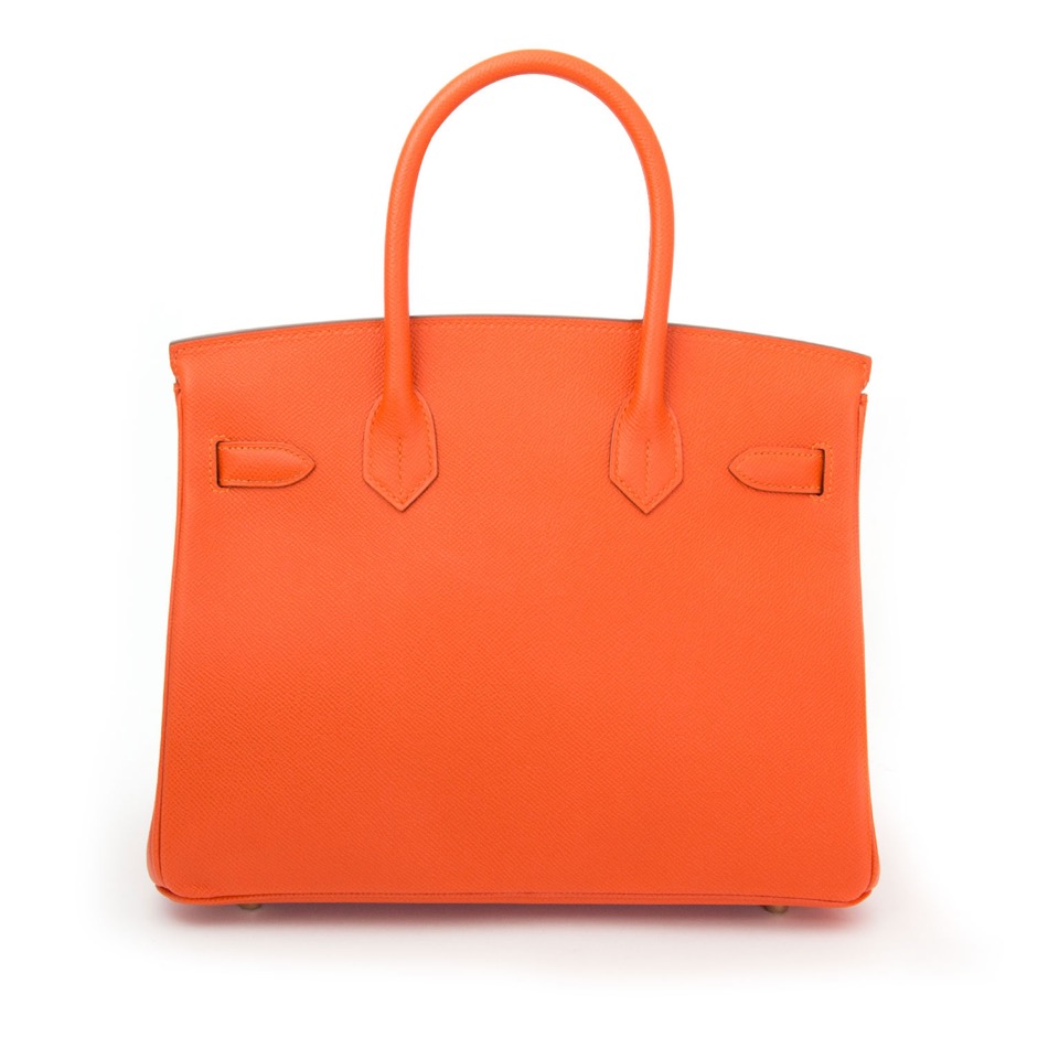 Brand New Hermes Birkin 30 Feu Epsom GHW ○ Labellov ○ Buy and