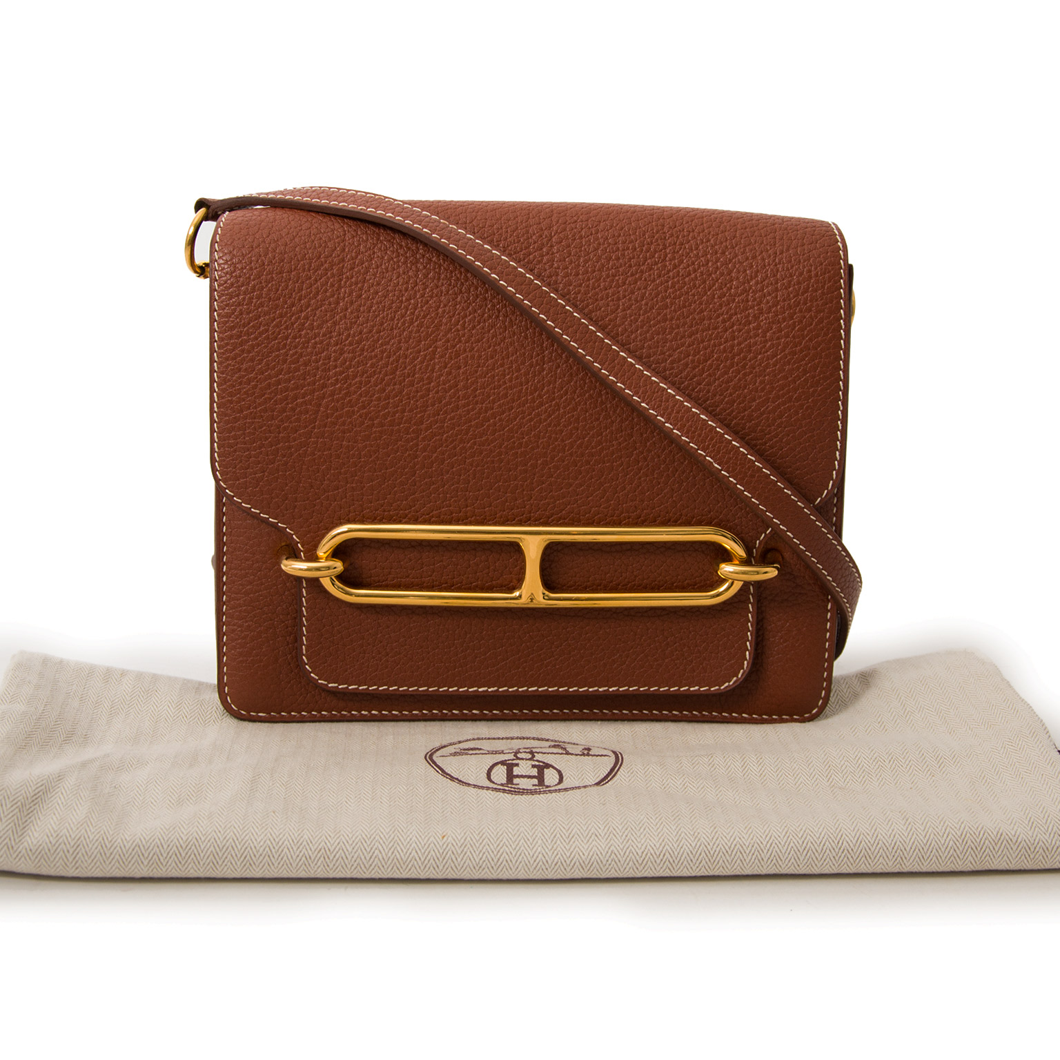 Hermès Roulis Clemence Taurillon Shoulderbag ○ Labellov ○ Buy