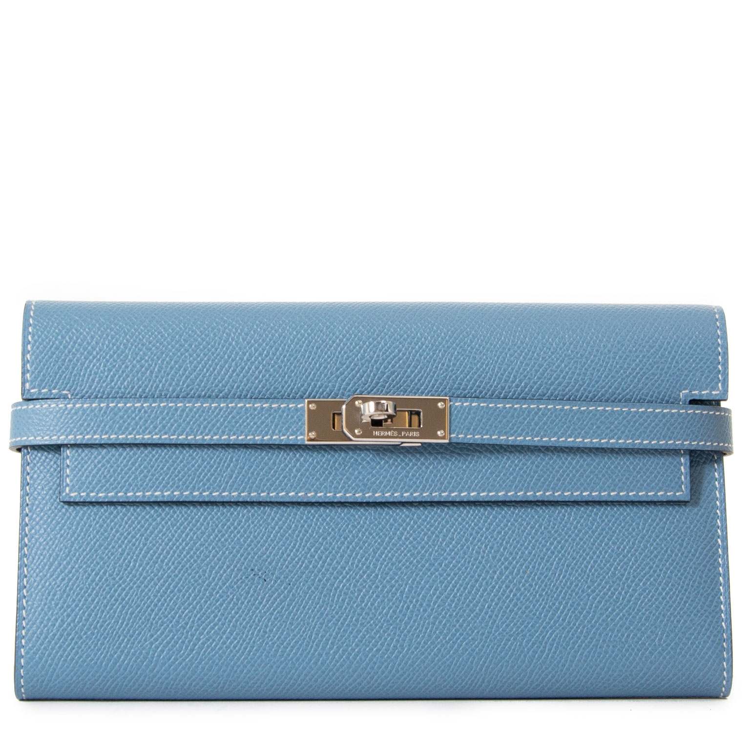 Hermes Kelly Classique To Go Wallet, In Bleu Royal, Blue Epsom Leather –  Found Fashion