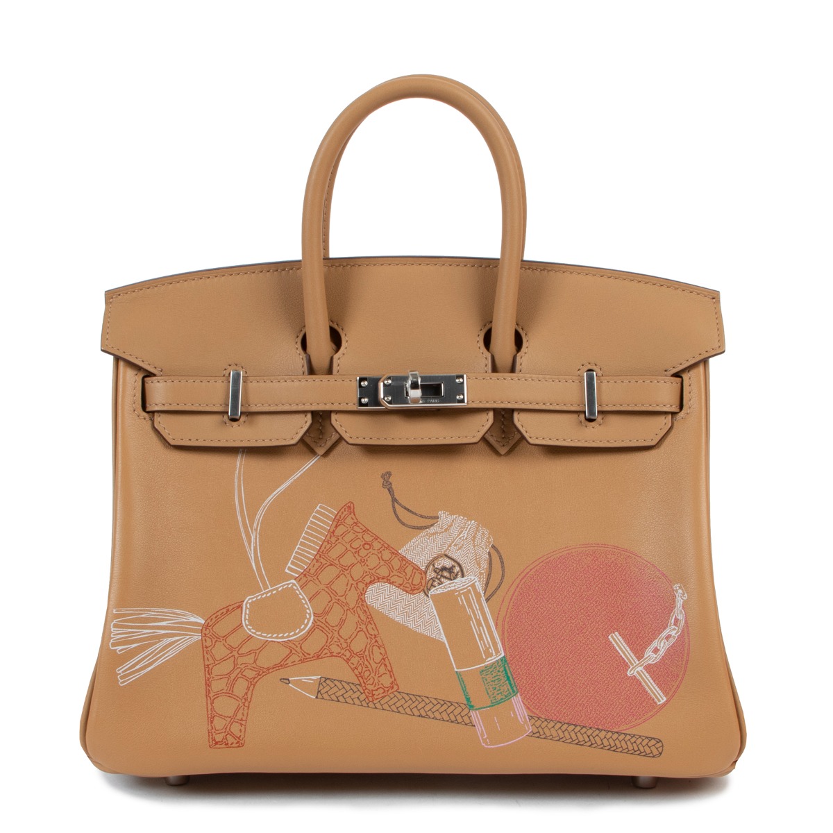 Hermes Cavales Lacquered Box Rouge H New w/ Box | Mightychic