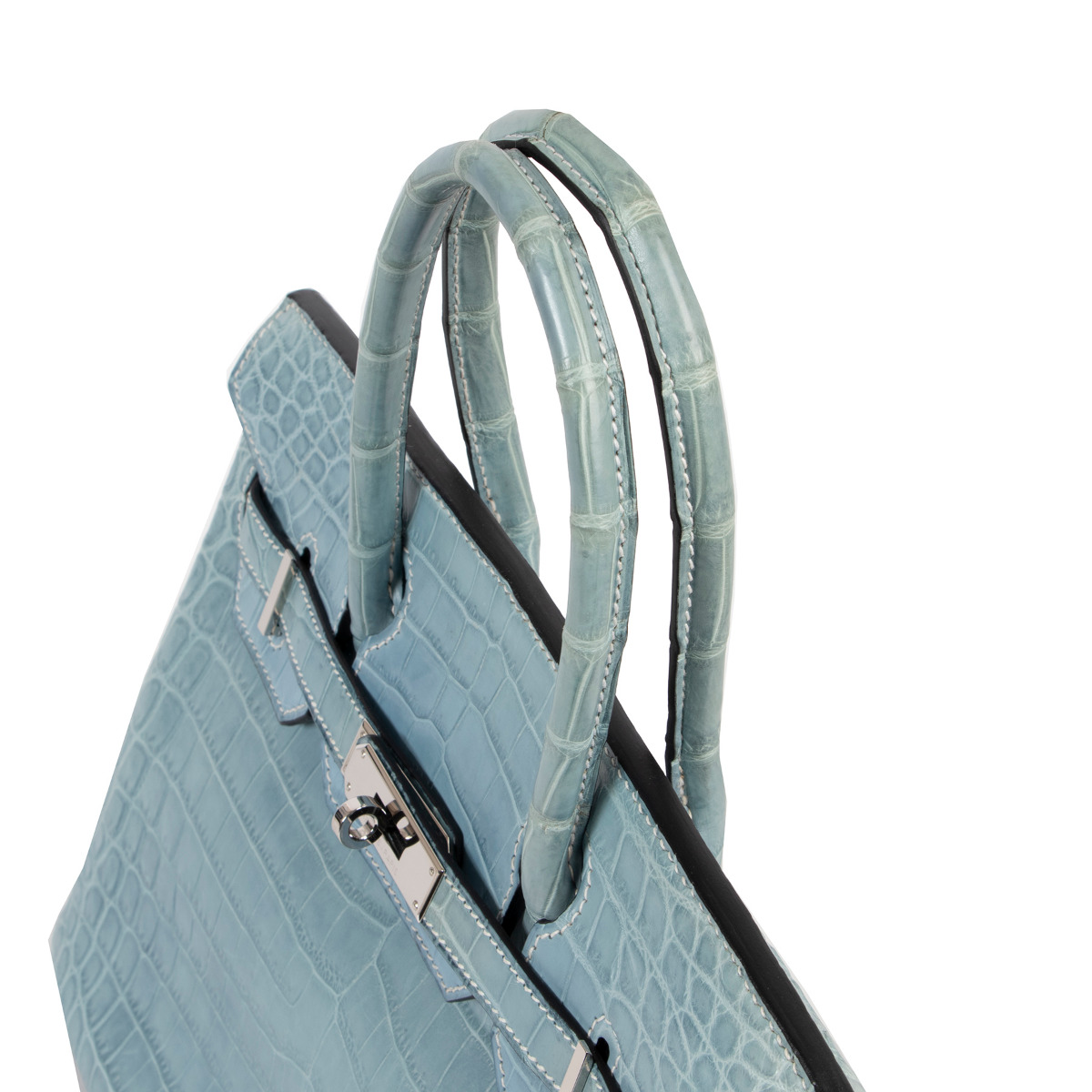 Hermès Birkin 30 Touch Noir Bleu Marine Taurillon Novilo Croco Niloticus  PHW ○ Labellov ○ Buy and Sell Authentic Luxury