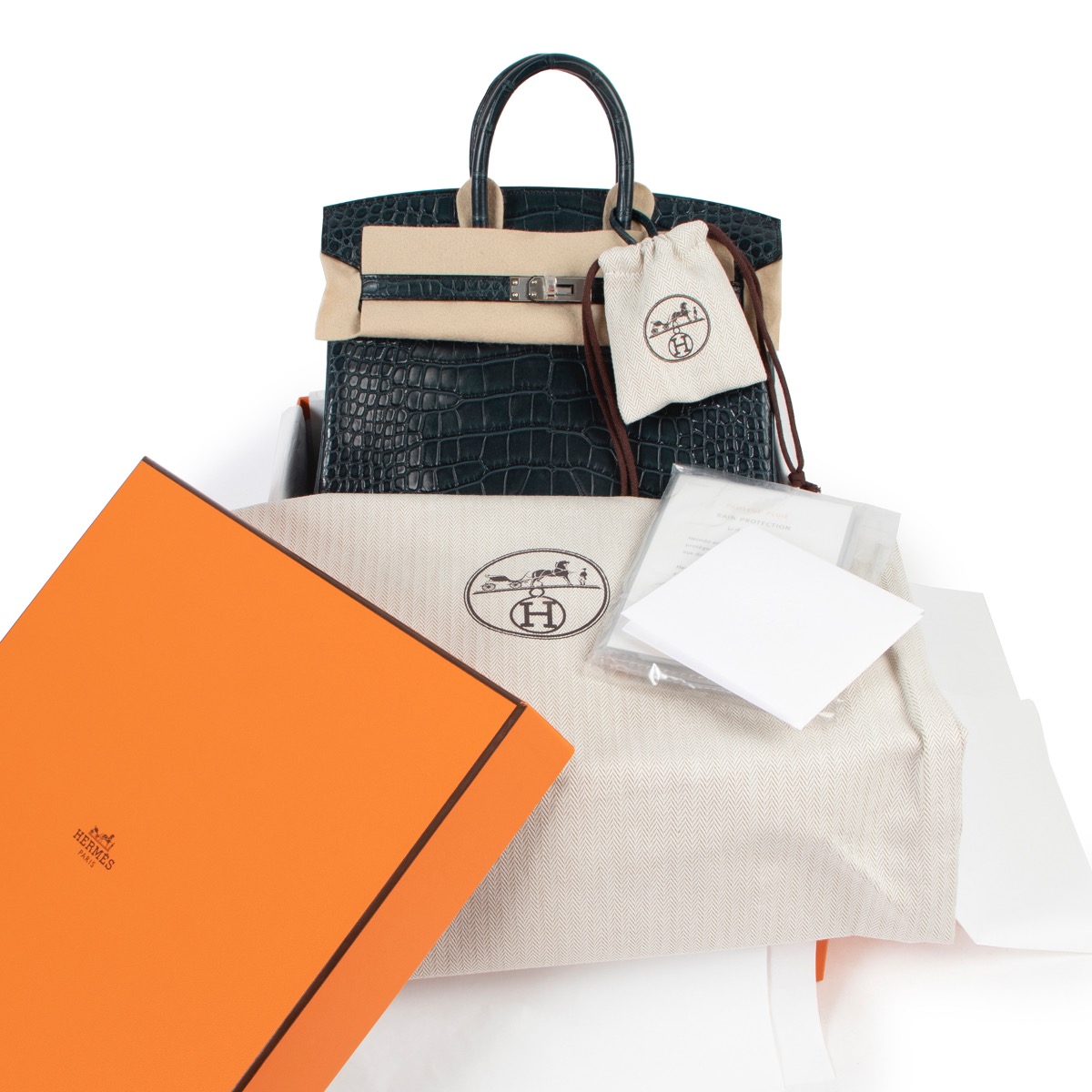 hermes vert rousseau