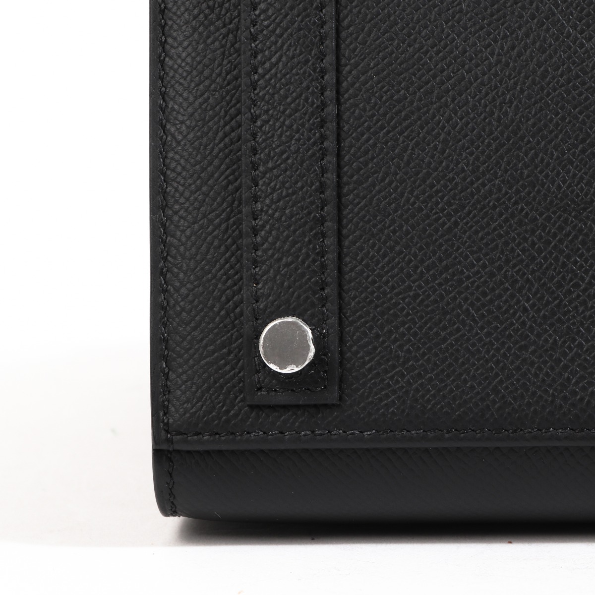 Hermès Birkin 25 Noir (Black) Sellier Epsom Palladium Hardware PHW — The  French Hunter