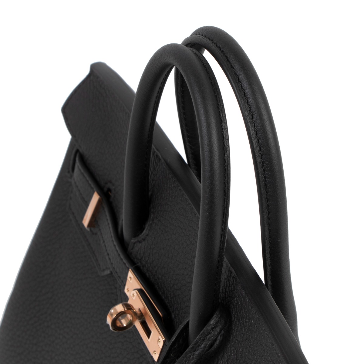 Birkin 25 black togo rose gold hardware shop