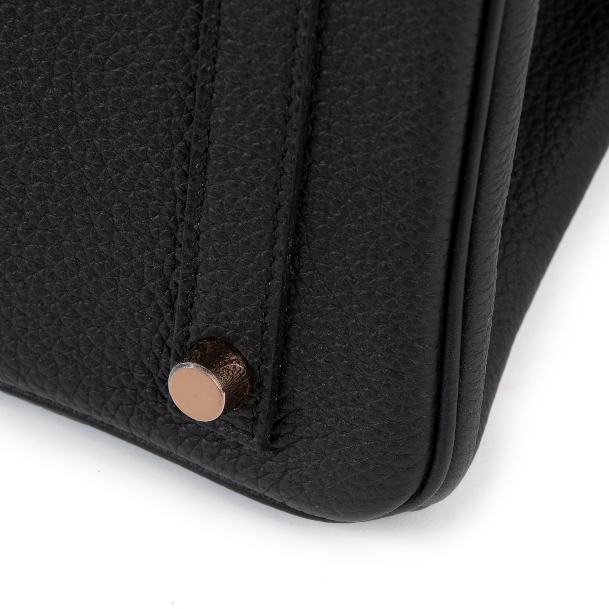Hermès Birkin 25 Black Togo Rose Gold Hardware - 2020, Y – ZAK BAGS ©️