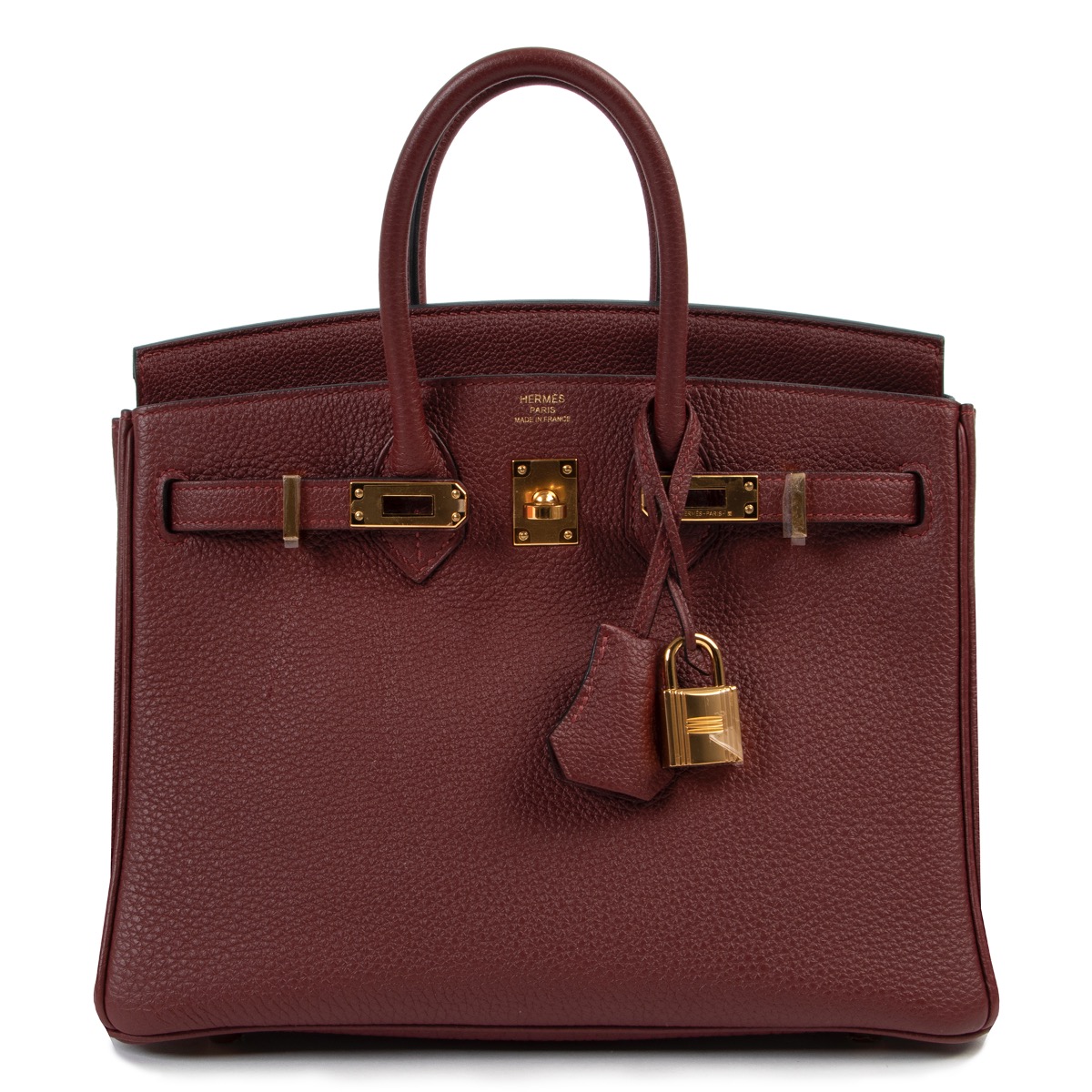 Hermès Rouge H Togo Birkin 25 GHW ○ Labellov ○ Buy and Sell