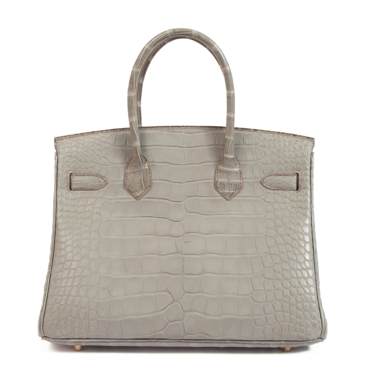 Hermès HSS Birkin 30 Gris Perle Alligator PBHW ○ Labellov ○ Buy