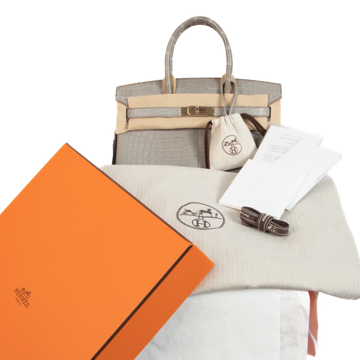 Hermes Birkin Bag 30cm HSS Bi-Color Gris Perle and Graphite Matte