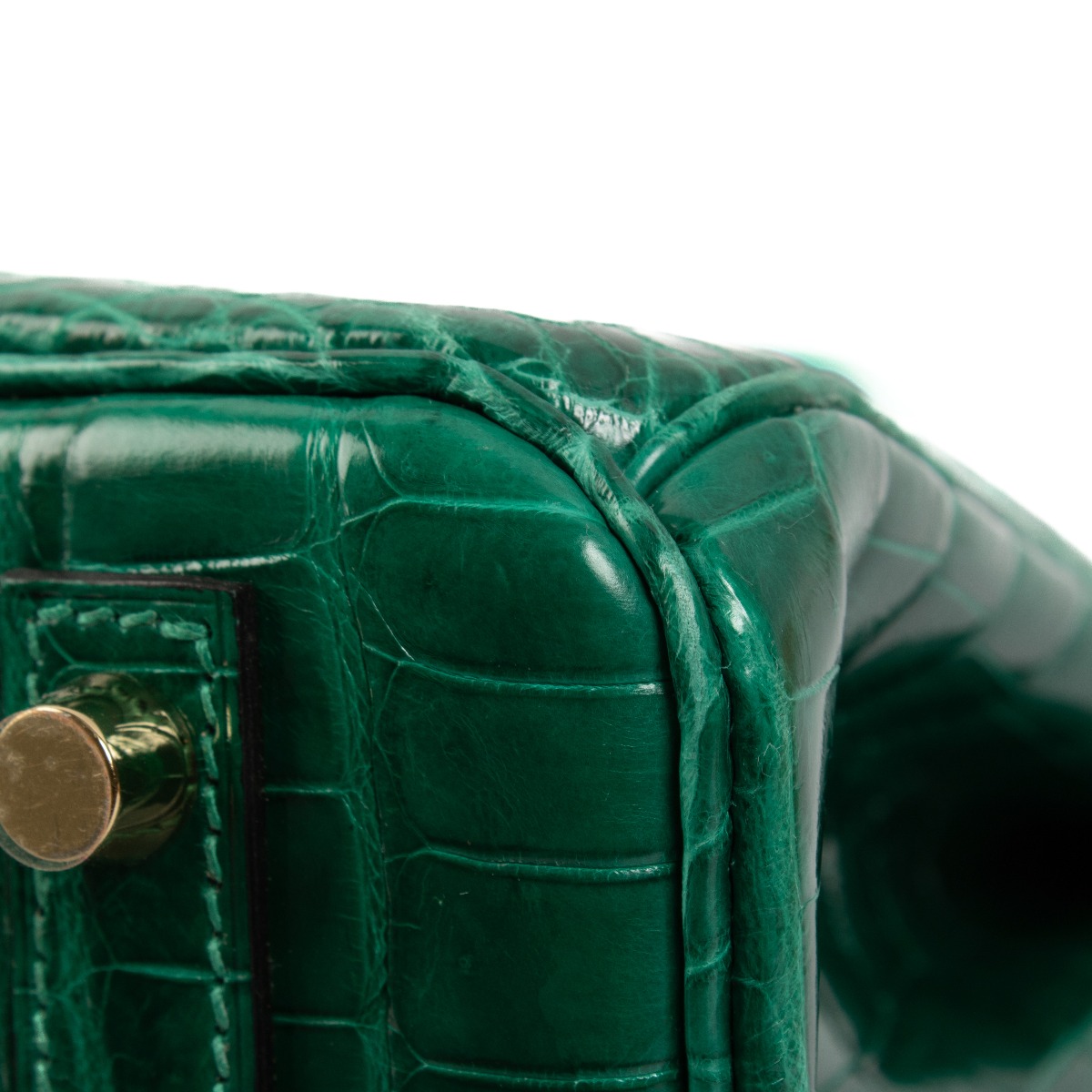 Hermès Birkin 30 Vert Emeraude Shiny Niloticus Crocodile GHW