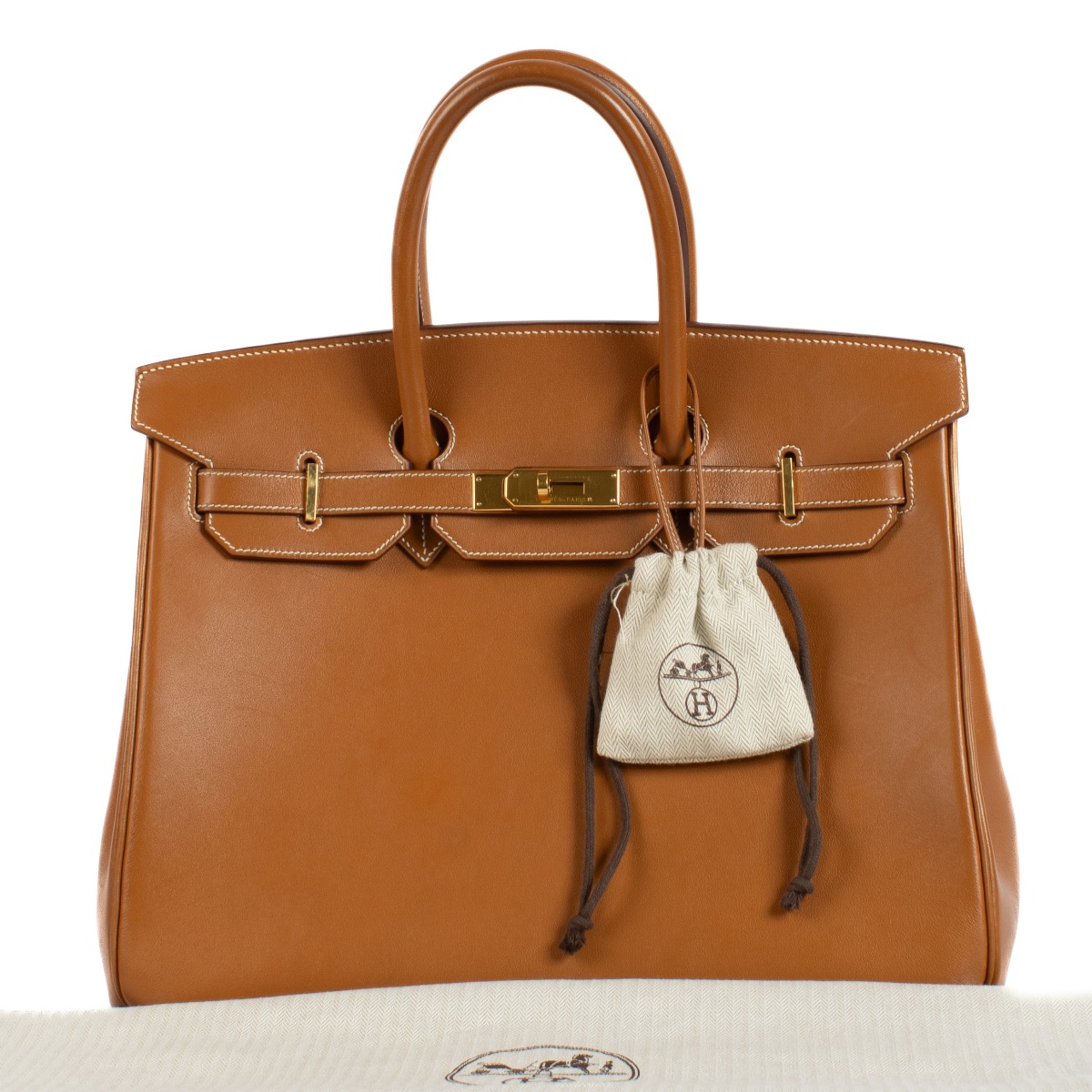 【上質で使いやすい】HERMES 35 unicolor bag ゴールド ll04769.