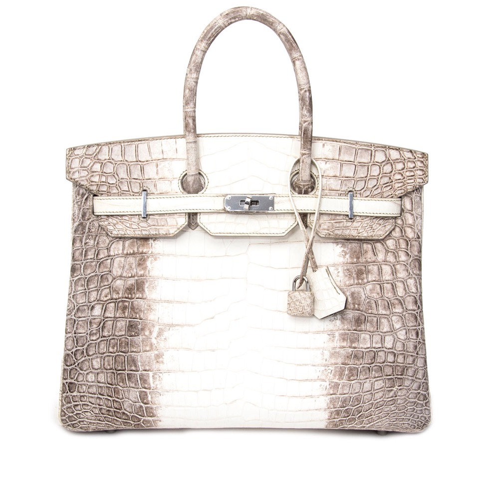 Brand New Hermès Birkin 35 cm Himalayan Niloticus Crocodile