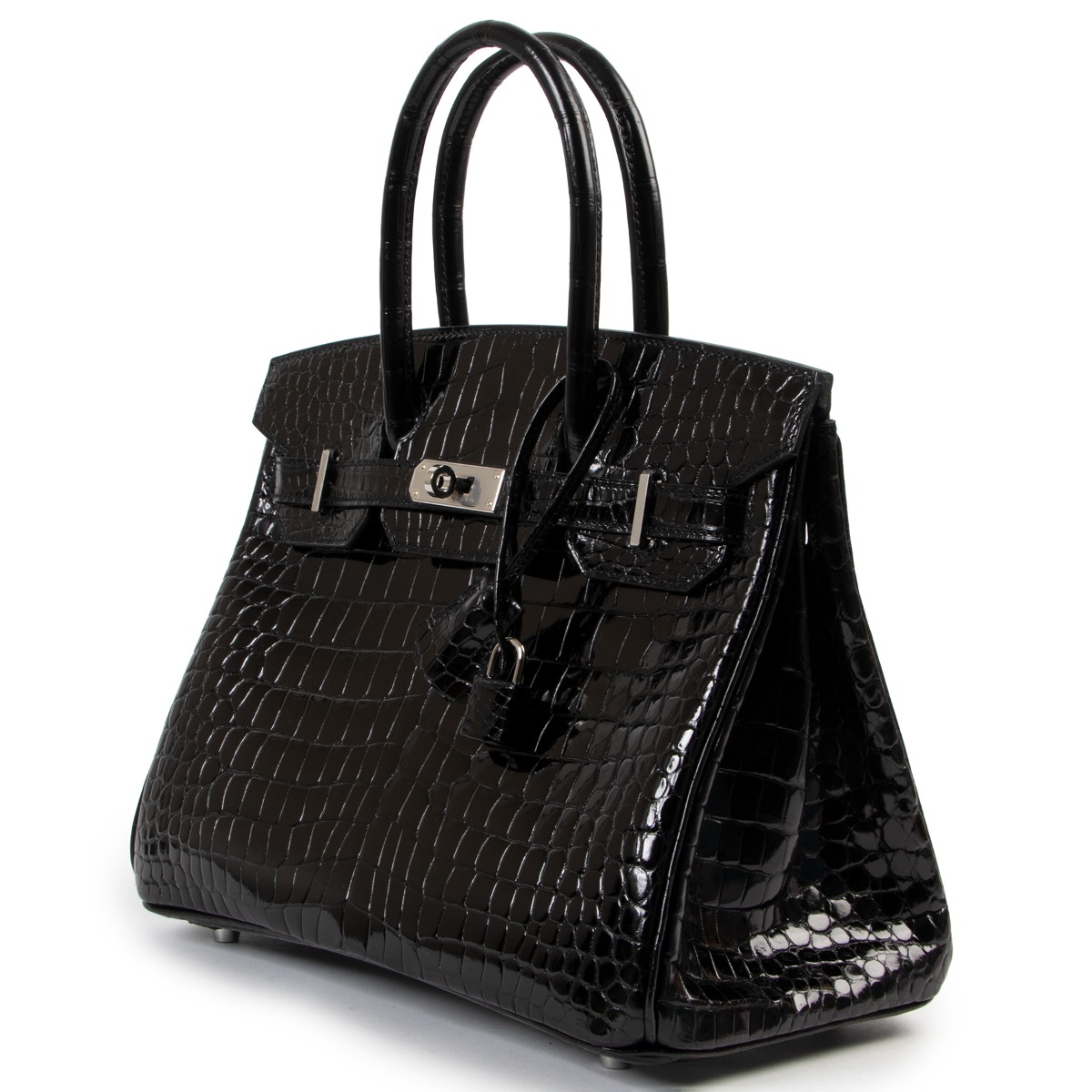 Hermes birkin crocodile best sale black