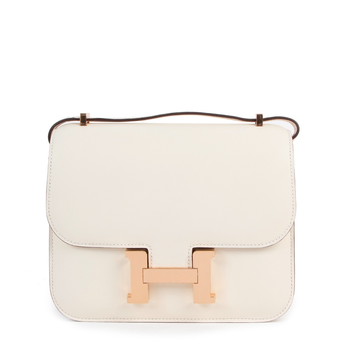 Hermès Constance 18 Mini Nata Swift Rose Gold Hardware ○ Labellov