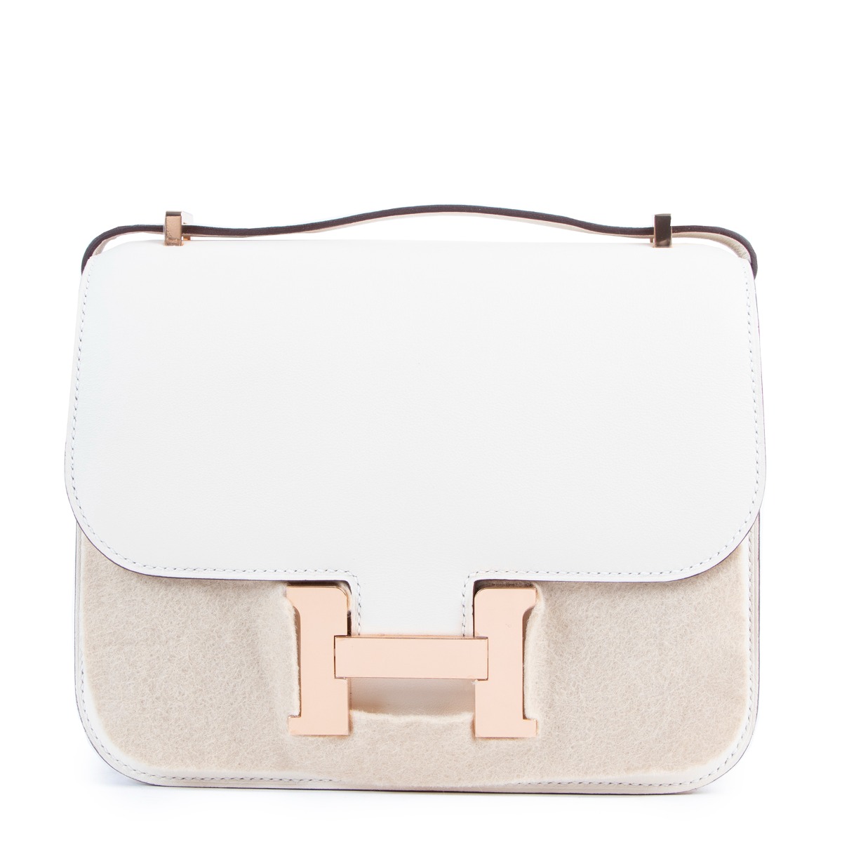 Hermès Constance 18 Mini Nata Swift Rose Gold Hardware ○ Labellov