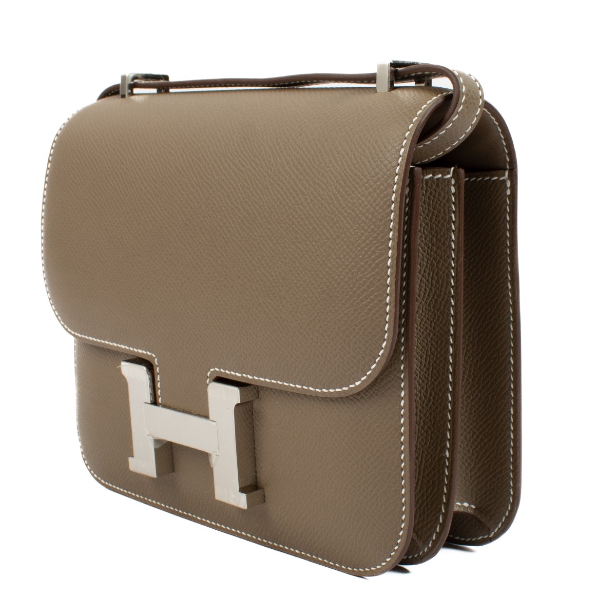 Hermès Constance Mini Etoupe Epsom PHW ○ Labellov ○ Buy and Sell