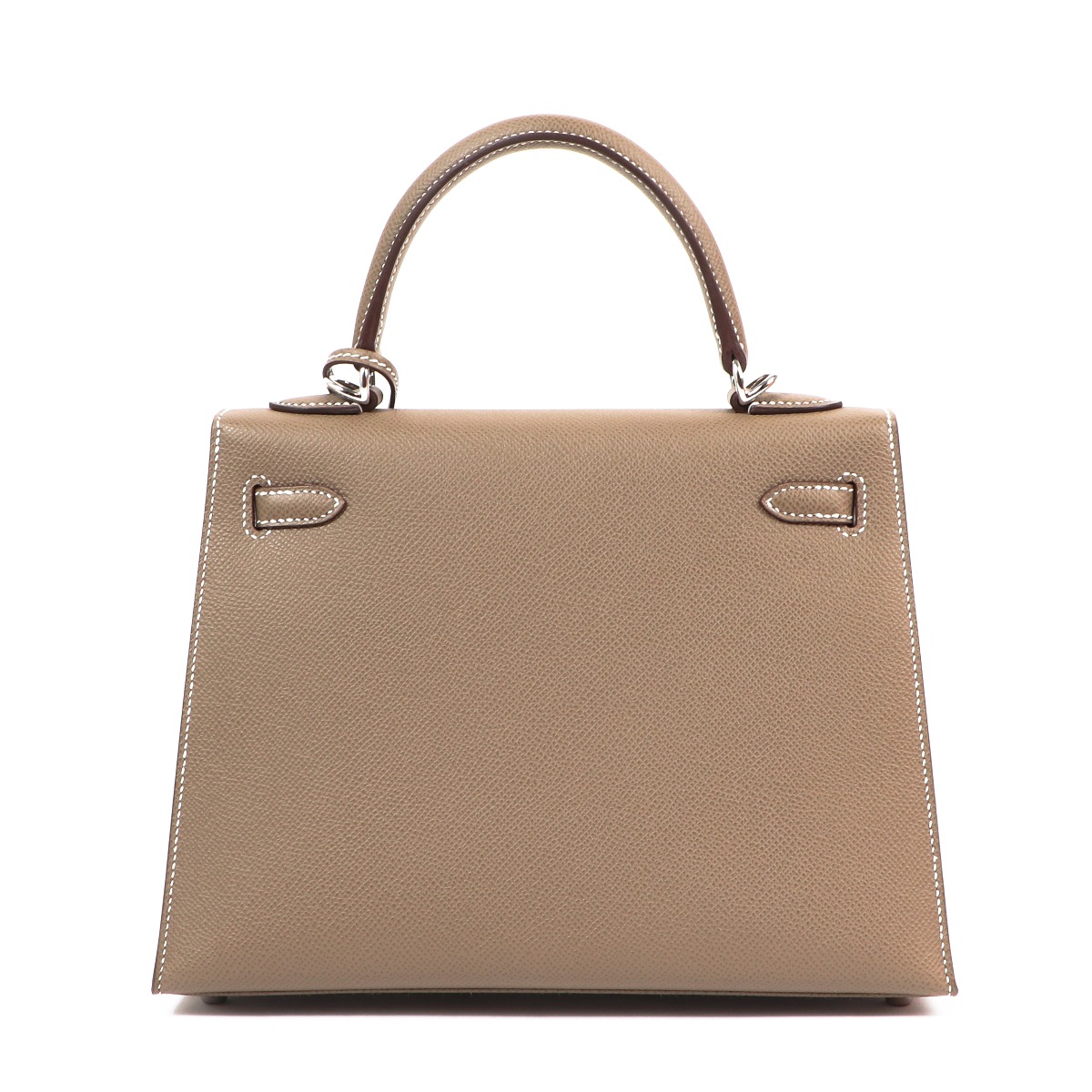 Hermes Kelly 25 Epsom Etoupe Palladium Hardware