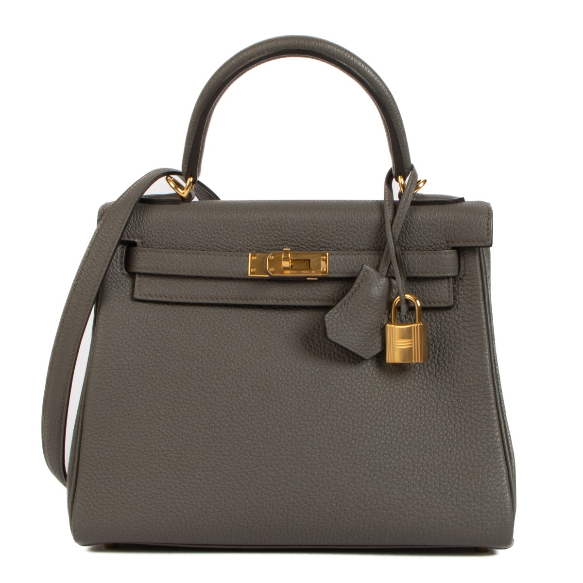 Hermès 2022 Kelly 25 Gris Etain Togo ○ Labellov ○ Buy and