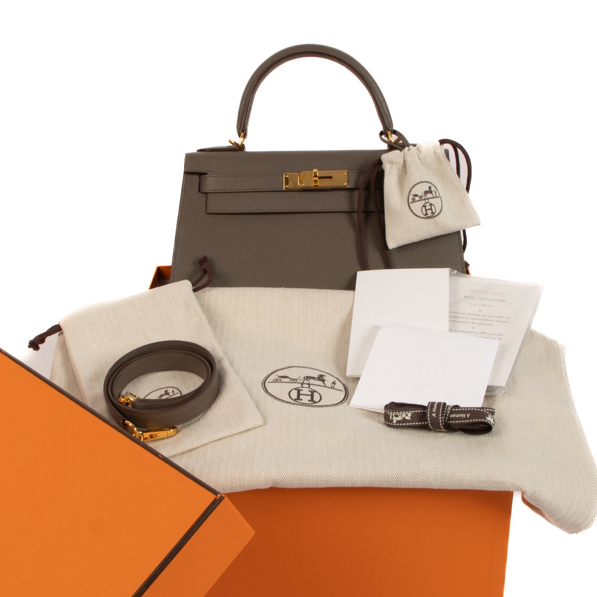 Hermes kelly 28 etain shop