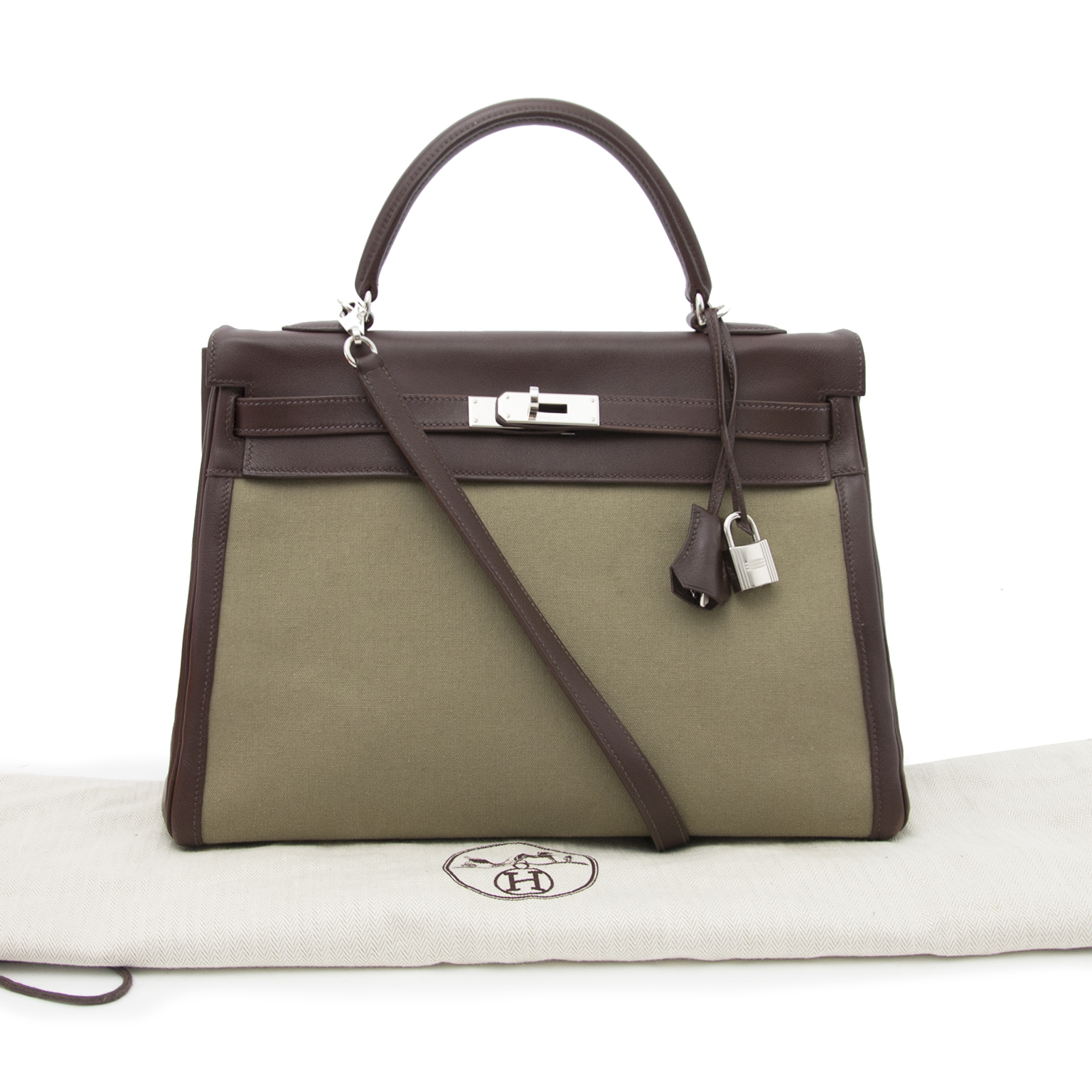 Kelly canvas hermes outlet