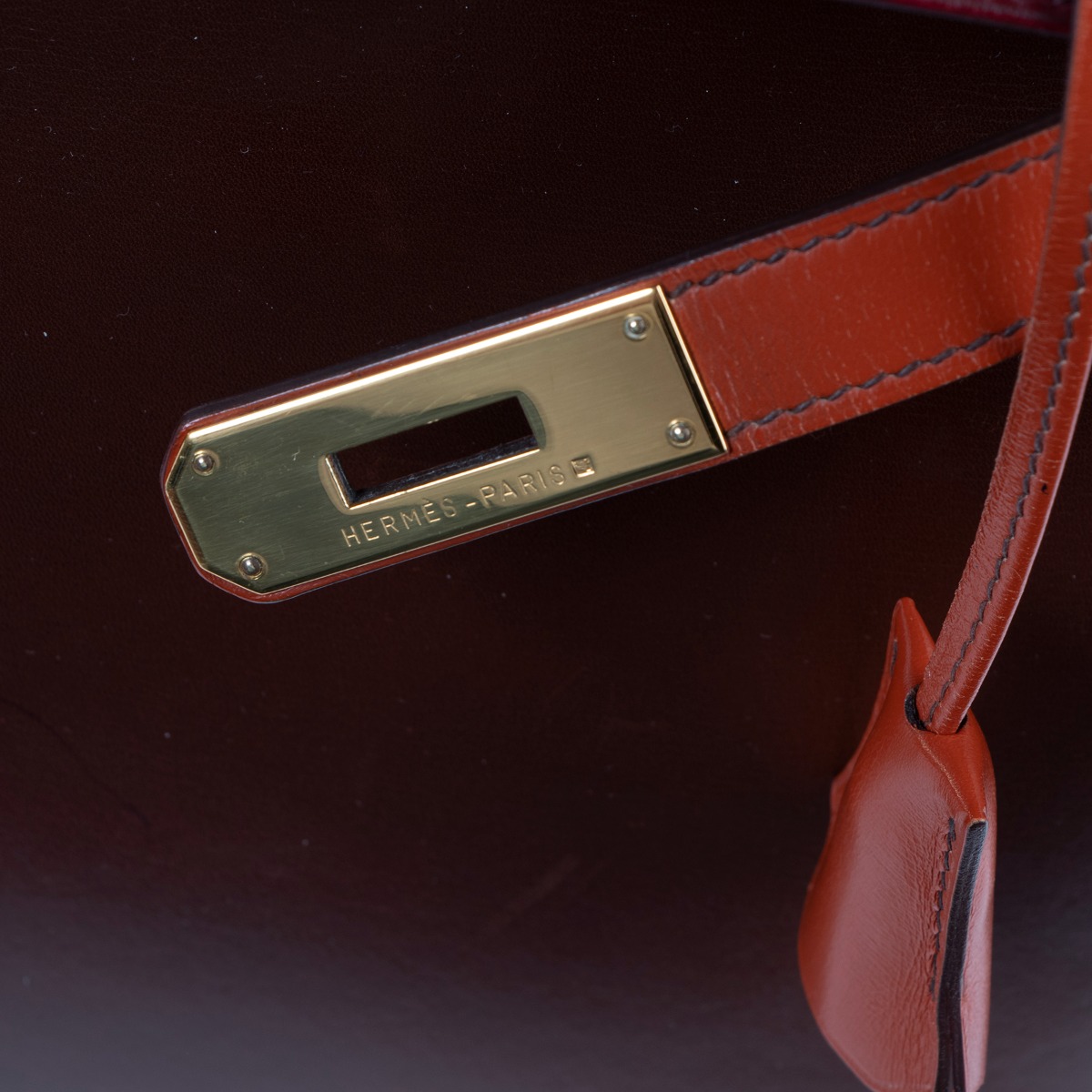 Hermès Kelly 32 Sellier Box Tri-colour GHW Limited Edition at