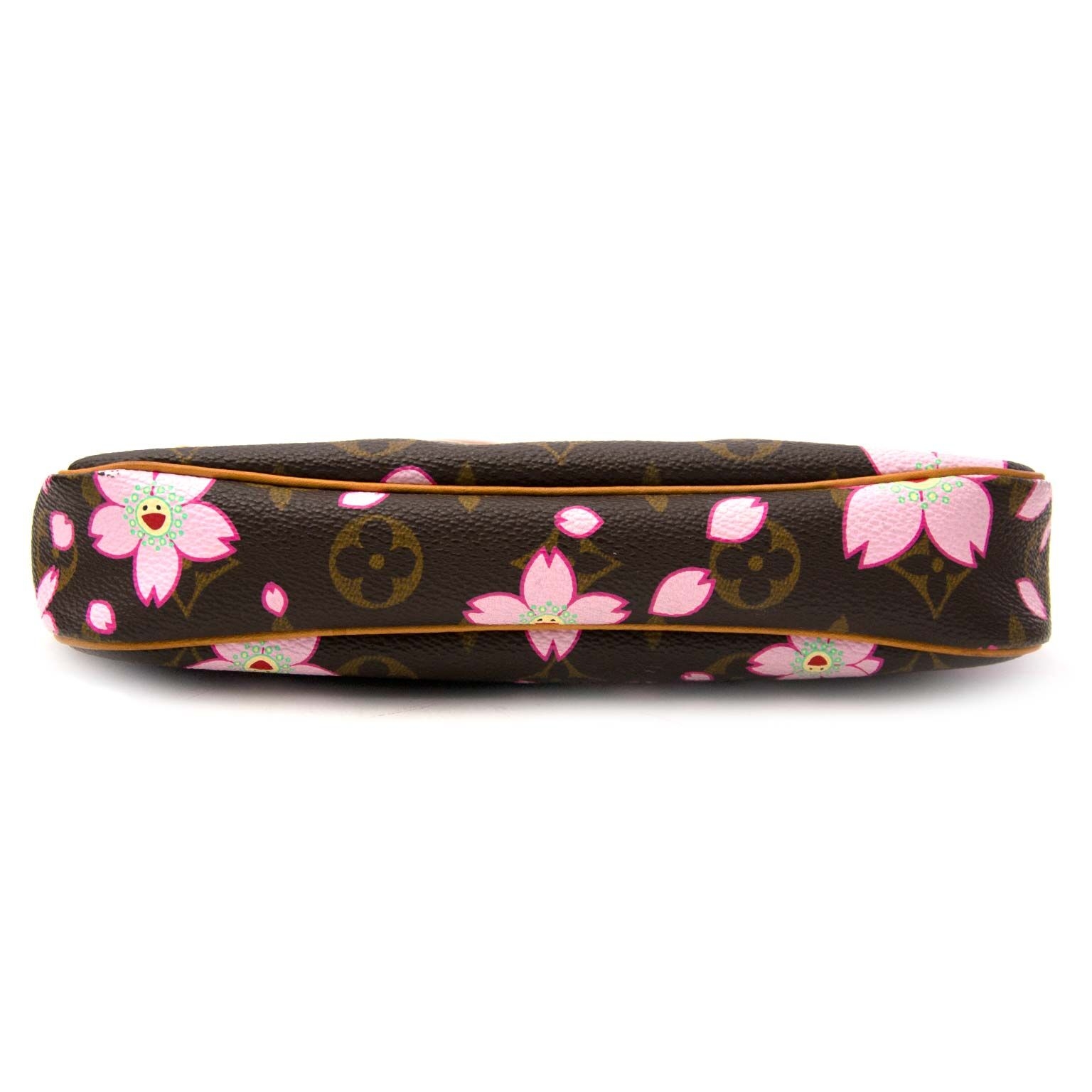 Louis Vuitton Limited Edition Monogram Cherry Blossom Pochette ○ Labellov ○  Buy and Sell Authentic Luxury