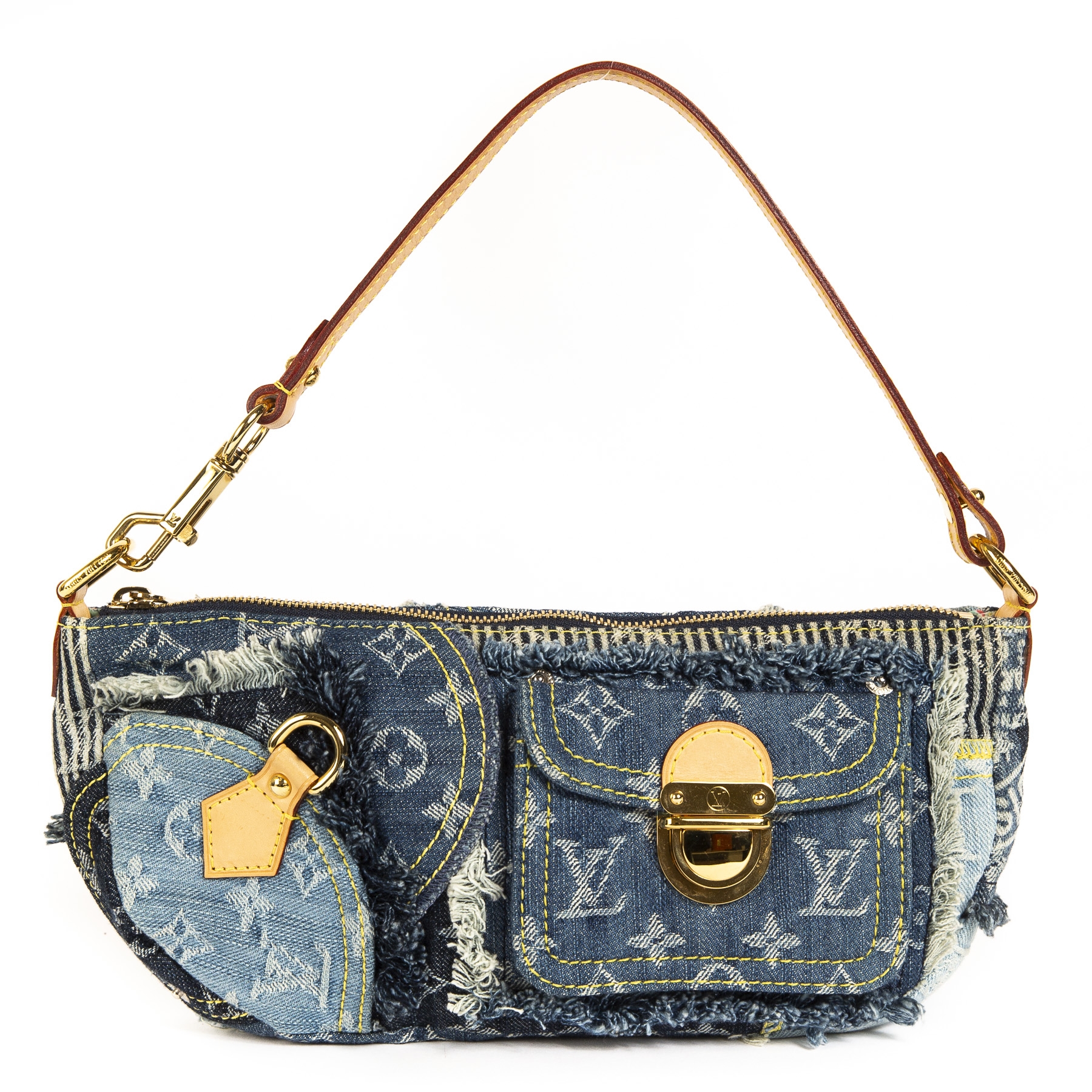 Treasures of NYC - Louis Vuitton Denim Patchwork Bag