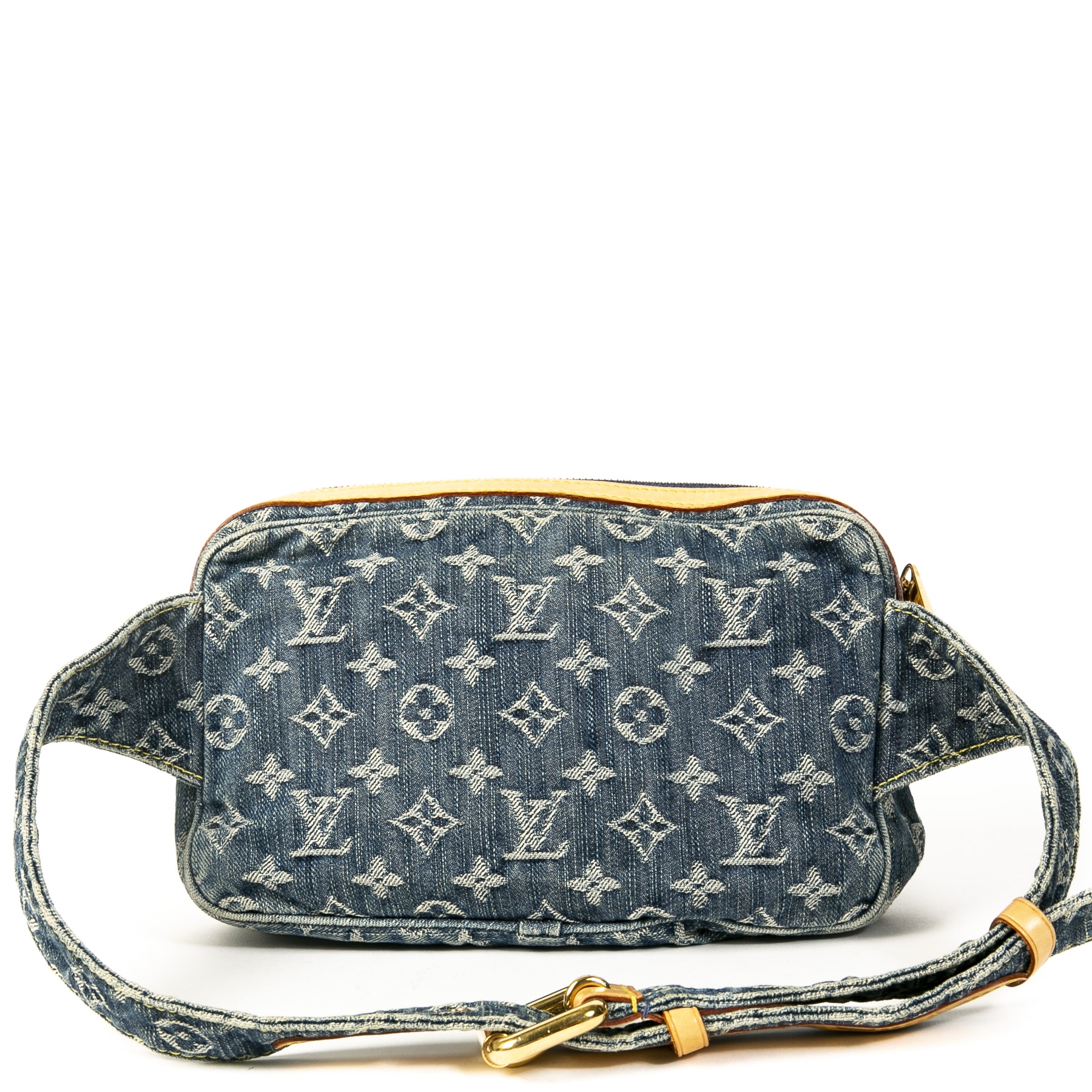 Louis Vuitton, Bags, Louis Vuitton Monogram Denim Belt Bag Circa 207